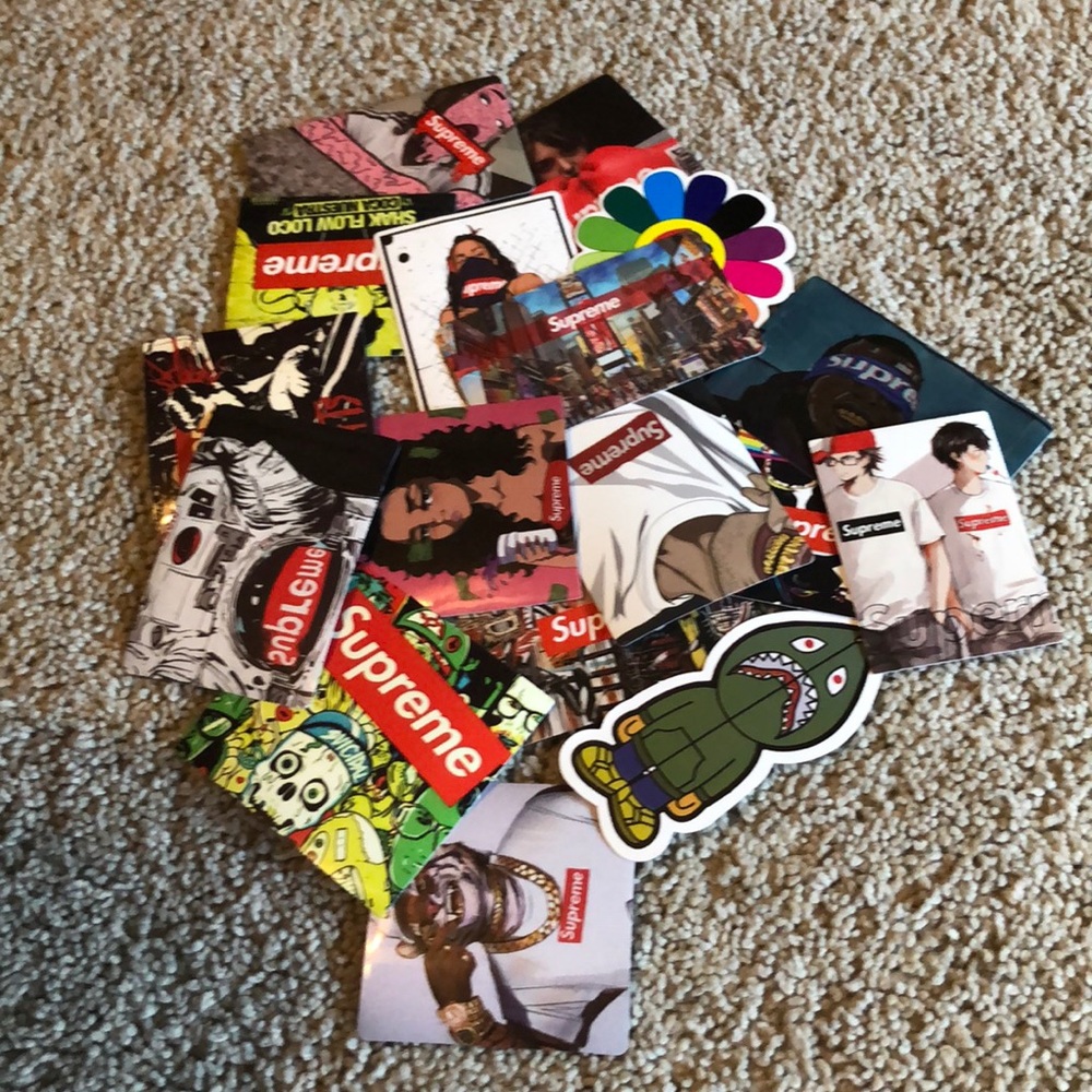 Supreme stickers